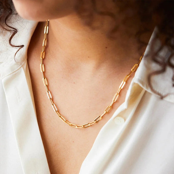 Collar de oro fino